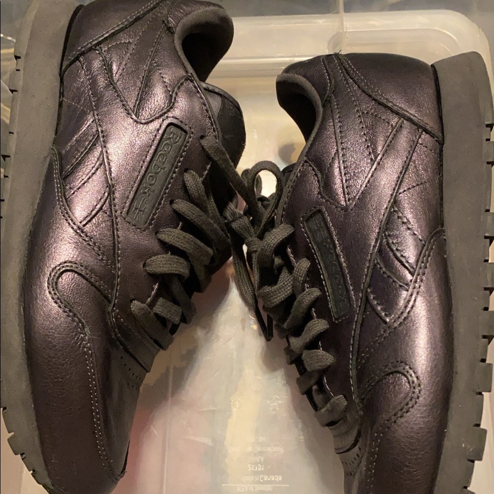 Metallic Gray Reebok Classic